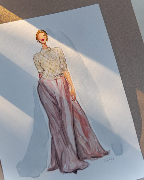 Personalisierte Modeillustration – Bild 3